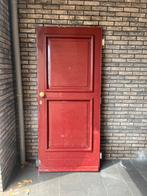 Houten voordeur / buitendeur, Doe-het-zelf en Verbouw, Deuren en Horren, Ophalen, Gebruikt, 80 tot 100 cm, Buitendeur