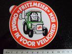 sticker Fritzmeier omdat ik voor veiligheid ben, Verzenden, Zo goed als nieuw, Bedrijf of Vereniging