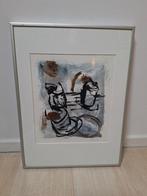 Passe partout met mooi ingelijste tekening, Antiek en Kunst, Ophalen
