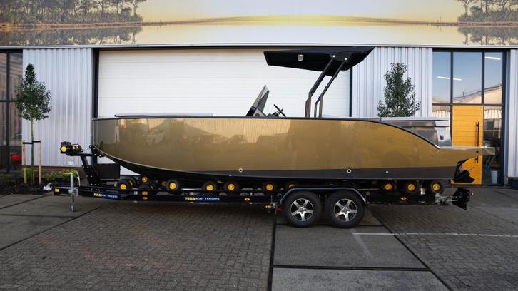 Futuro ZX25 V6 Mercruiser | Aluminium Tender | T-top, Watersport en Boten, Sloepen, Nieuw, 6 meter of meer, Benzine, Aluminium