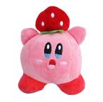 Nieuw !!  Kirby knuffel met aardbei.  12 cm groot, Kinderen en Baby's, Speelgoed | Knuffels en Pluche, Nieuw, Ophalen of Verzenden