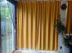 verduisterende gordijnen beige-geel incl haken € 10/stuk, Ophalen, 100 tot 150 cm, 200 cm of meer, Beige