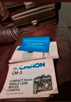 Chinon CM-3 ,met 3 lenzen en tas,1978, Ophalen of Verzenden