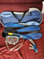 Tribord snorkelen maat EU 35 - 36, Watersport en Boten, Snorkelen, Ophalen of Verzenden, Gebruikt, Snorkelset