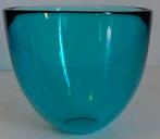 Orrefors Sweden, turquoise vaas / kom, Antiek en Kunst, Ophalen of Verzenden