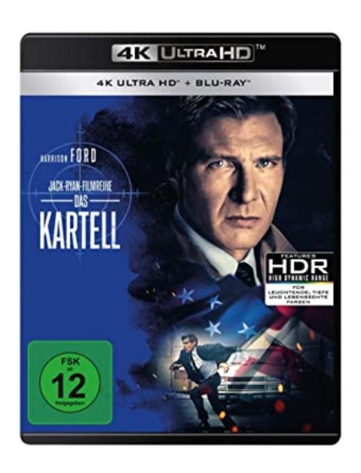 Clear and Present Danger 4K UHD Nieuw Geseald., Cd's en Dvd's, Blu-ray, Nieuw in verpakking, Actie, Ophalen of Verzenden