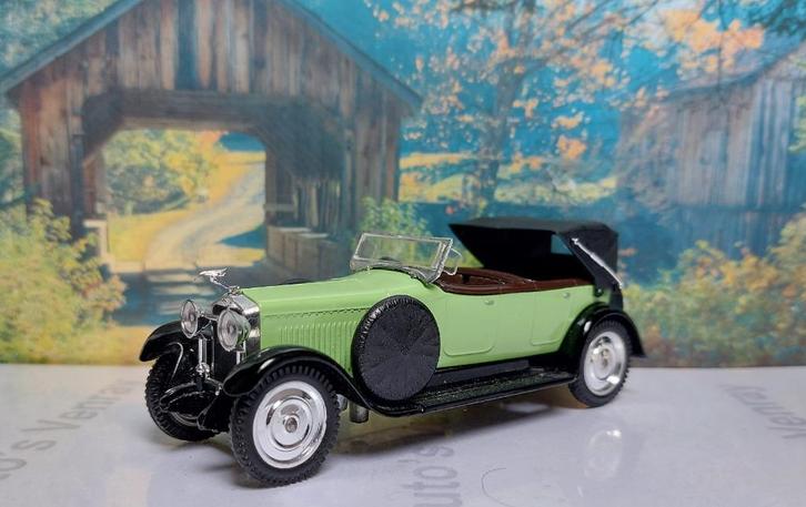 1:43 Hispano Suiza H6B demi soft top closed 1926; Solido 145, Hobby en Vrije tijd, Modelauto's | 1:43, Zo goed als nieuw, Auto