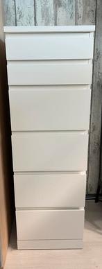 Ikea Malm Ladekast 6 lades plus spiegelglas nieuwstaat, Ophalen, Minder dan 50 cm, 5 laden of meer, 100 tot 150 cm