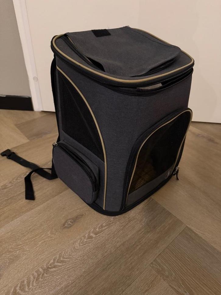 Katten Rugzak – Draagtas – Reismand, Dieren en Toebehoren, Transportboxen, Zo goed als nieuw, Ophalen