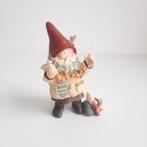 Annakabouke kabouter met pindaketting zgan, Verzamelen, Beelden en Beeldjes, Ophalen of Verzenden, Zo goed als nieuw