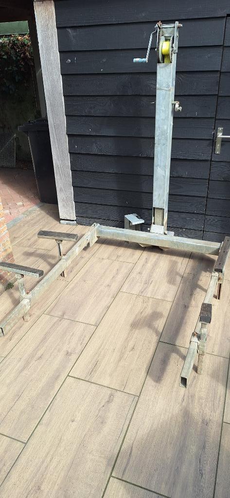 Bootlift TechnoBoon 500 kg handbediend, Watersport en Boten, Accessoires en Onderhoud, Gebruikt, Overige typen, Ophalen
