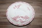Antieke Franse geleefde schaal decor Richelieu - St Amand, Antiek en Kunst, Antiek | Servies los, Ophalen of Verzenden