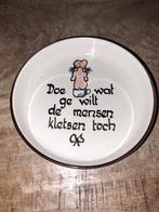 Vlieg uut soest wandbordje met tekst, Antiek en Kunst, Ophalen of Verzenden
