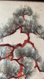 Antiek Chinees Borduurwerk Schilderij 28,5 x 44 cm, Antiek en Kunst, Kunst | Niet-Westerse kunst, Ophalen of Verzenden