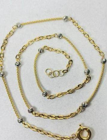 Gouden ketting - multi schakels - 14 karaat beschikbaar voor biedingen