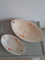 Serveerschalen antiek, bloemetjes, Jäger, Ophalen