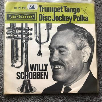 Vinyl Singeltje Willy Schobben Trumpet Tango 1963 beschikbaar voor biedingen