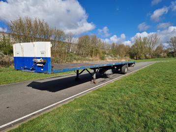 13.60 1as open trailer vast as beschikbaar voor biedingen