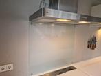 glazen spatwand 90b x 80h, Huis en Inrichting, Keuken | Keukenelementen, 50 tot 100 cm, Minder dan 100 cm, Wit, Zo goed als nieuw