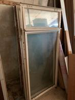 Raamkozijn staal met thermopane en raamuitzetters, Gevelraam of Ruit, Gebruikt, 80 tot 120 cm, Dubbelglas