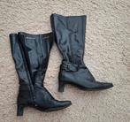 Mooie zwarte leren Helioform dameslaarzen maat 38, Hoge laarzen, Zwart, Ophalen of Verzenden, Zo goed als nieuw