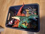 Speelbak met dino's en transformers, Verzamelen, Transformers, Overige generaties, Ophalen of Verzenden, Zo goed als nieuw