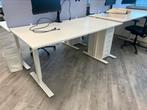 5x IKEA Trotten - Bureau zit/sta, wit, 160x80 cm, Huis en Inrichting, Bureaus, Ophalen, In hoogte verstelbaar, Zo goed als nieuw