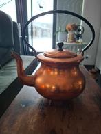 Antieke koper theepot, Ophalen of Verzenden