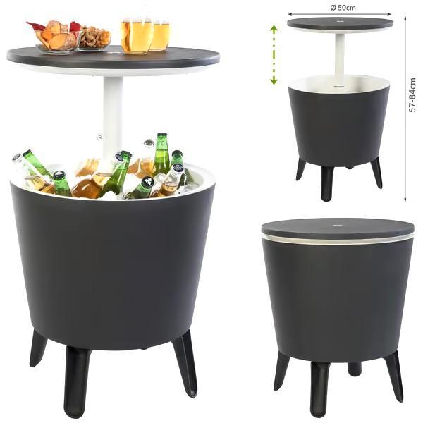 November ophalen! Design koelbox - tafel, Caravans en Kamperen, Koelboxen, Gebruikt, Koelbox, Koelelement, Ophalen