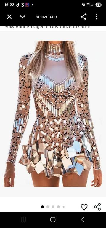 Spiegeljurkje - Feestelijk & Uniek! Maat M beschikbaar voor biedingen