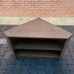 Eiken Fineer hoekkastje TV kast ZGAN, Ophalen, 75 cm of meer, 50 tot 100 cm, Zo goed als nieuw