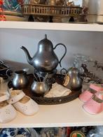 Mooi tinnen servies inclusief dienblad, Ophalen of Verzenden