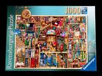 Ravensburger puzzel 1000 stukjes Bizarre Bookshop No. 2, Ophalen of Verzenden, 500 t/m 1500 stukjes, Zo goed als nieuw, Legpuzzel