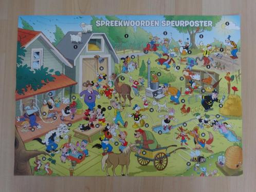 Spreekwoorden speurposter 38st (NIEUW), Boeken, Stripboeken, Nieuw, Eén stripboek, Ophalen of Verzenden
