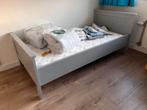 Grijs peuterbed juniorbed Coming Kids + matras + beddengoed, Ophalen, 70 tot 85 cm, 140 tot 160 cm, Zo goed als nieuw