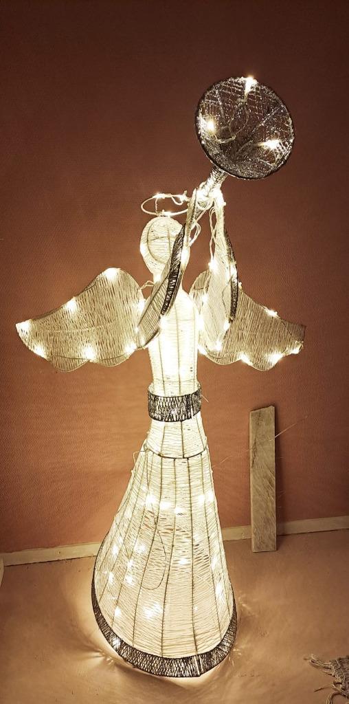 Kerstverlichting Kerstengel XL groot, Diversen, Kerst, Zo goed als nieuw, Ophalen of Verzenden