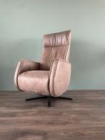 Nette bruine alcantara relax fauteuil / relax stoel, Ophalen, Nvt, Nvt, Nvt