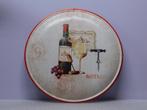 Vintage Wandbord Bistro - 35 cm - Metaal, Antiek en Kunst, Ophalen of Verzenden