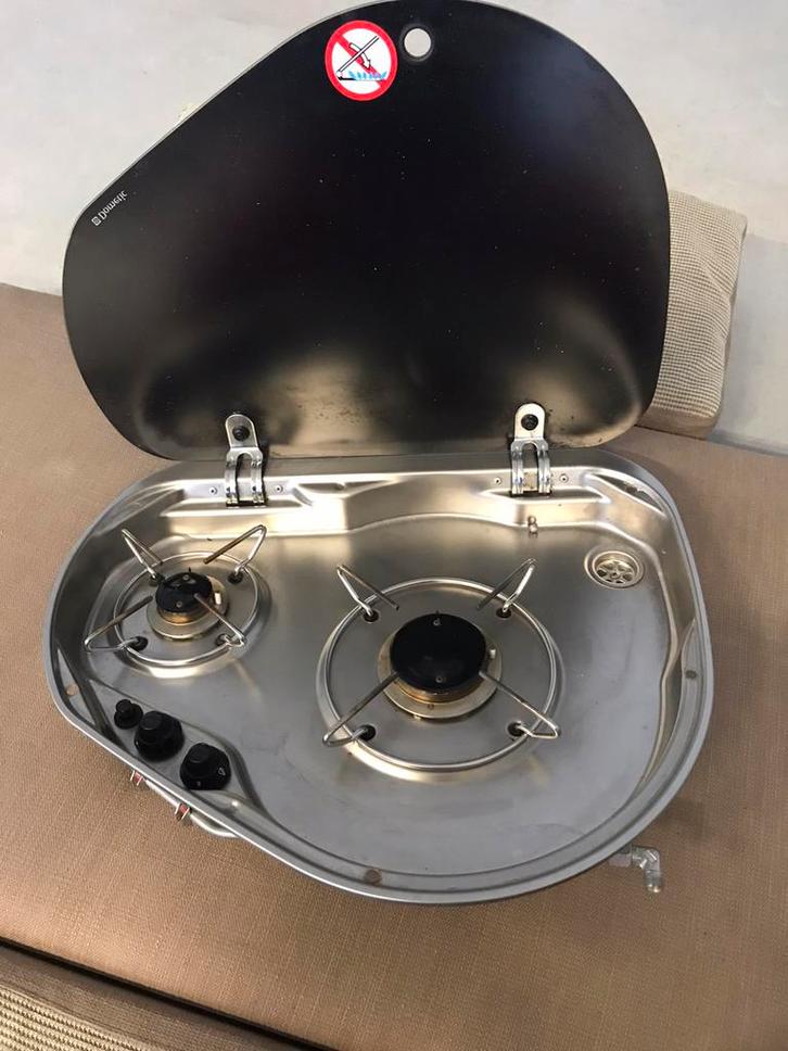 SMEV gas kookstel camper, Caravans en Kamperen, Camper-accessoires, Zo goed als nieuw, Ophalen of Verzenden
