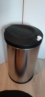 Simplehuman RVS prullebak, pedaalemmer, 40 liter of meer, Ophalen of Verzenden, Zo goed als nieuw, Rvs