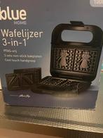 Blue Home 3-in-1 wafelijzer (nieuw in verpakking), Witgoed en Apparatuur, Wafelijzers, Ophalen of Verzenden, Nieuw