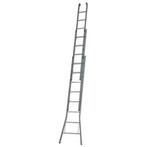 Dirks Glazenwassersladder gecoat 3x11, Doe-het-zelf en Verbouw, Ladders en Trappen, Ophalen, Gebruikt, Ladder, Opvouwbaar of Inschuifbaar