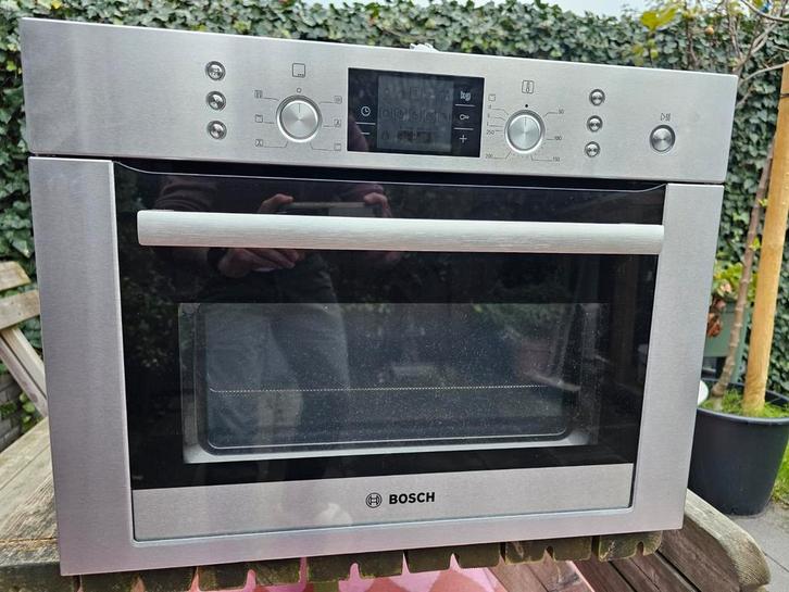 Bosch Inbouw Combimagnetron HBC84K533, Witgoed en Apparatuur, Ovens, Gebruikt, Inbouw, Oven met grill, 45 tot 60 cm, 45 tot 60 cm