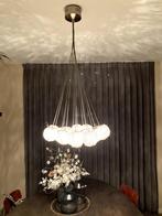 Design hanglamp met halogeen transformator, Ophalen, Design, Zo goed als nieuw, Metaal