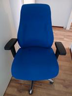 Blauwe ergonomische  bureaustoel, Ophalen, Blauw, Zo goed als nieuw, Bureaustoel