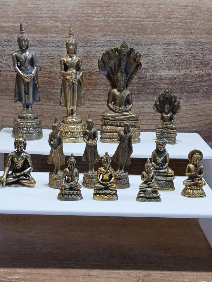Diverse Boeddha Beeldjes Collectie, Antiek en Kunst, Kunst | Beelden en Houtsnijwerken, Ophalen of Verzenden