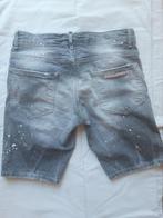 Dsquared korte broek, Ophalen of Verzenden, Zo goed als nieuw, Blauw, W32 (confectie 46) of kleiner