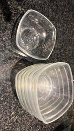 9 pudding kommetjes Duralex, Gebruikt, Ophalen of Verzenden, Glas, Kom(men)