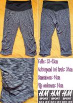 H&M grijs gemeléérd capri sportbroek maat 36 zgan, H&M, Ophalen of Verzenden, Maat 36 (S), Grijs
