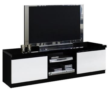 Tv meubel Forever hoogglans wit zwart marmer-150 cm Aanbiedi